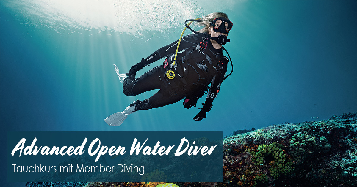 Advanced Open Water Diver Tauchkurs mit Member Diving