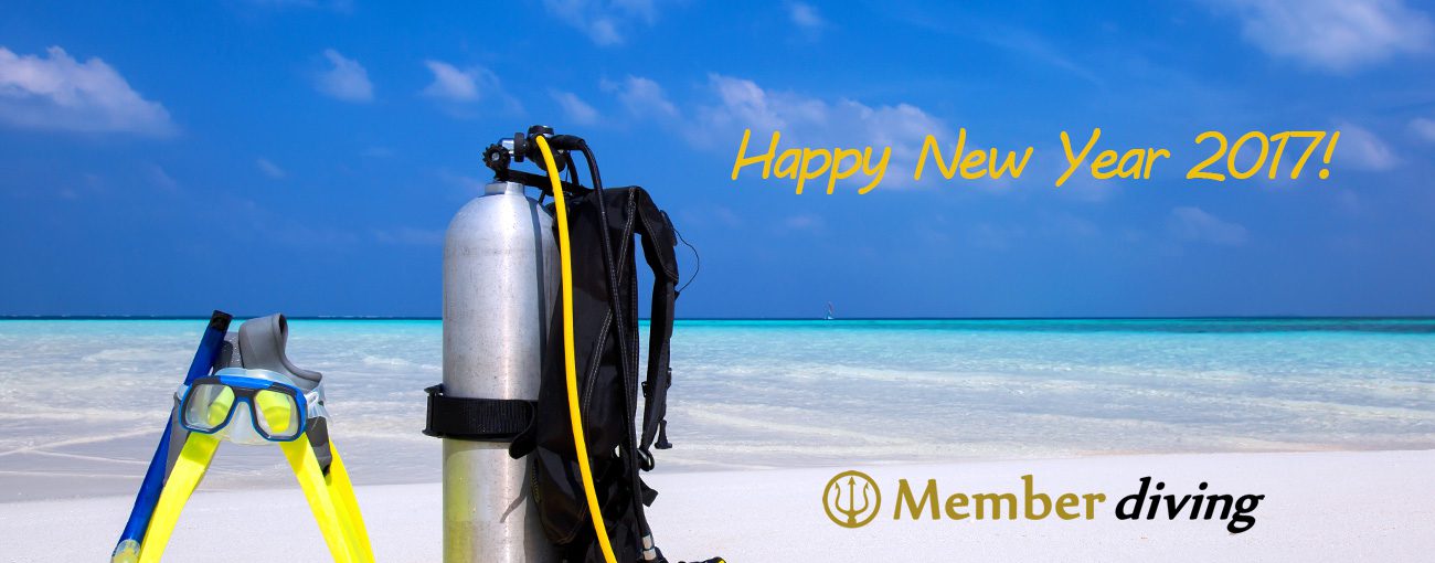 Member diving - Happy New Year 2017