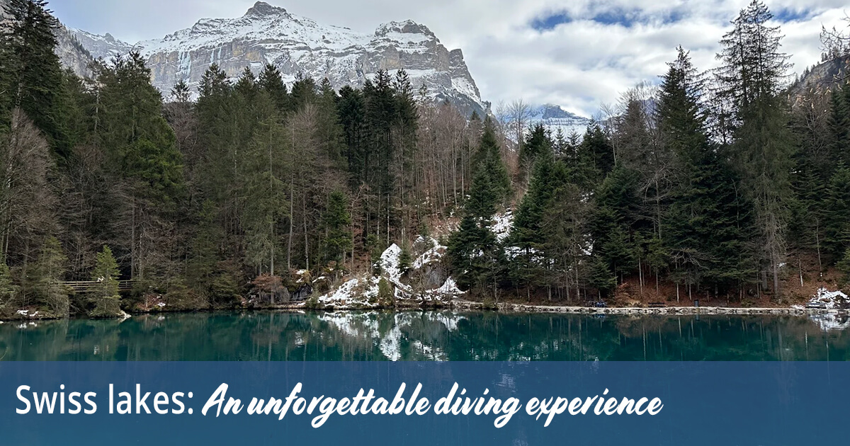 Swiss lakes - An unforgettable diving experience